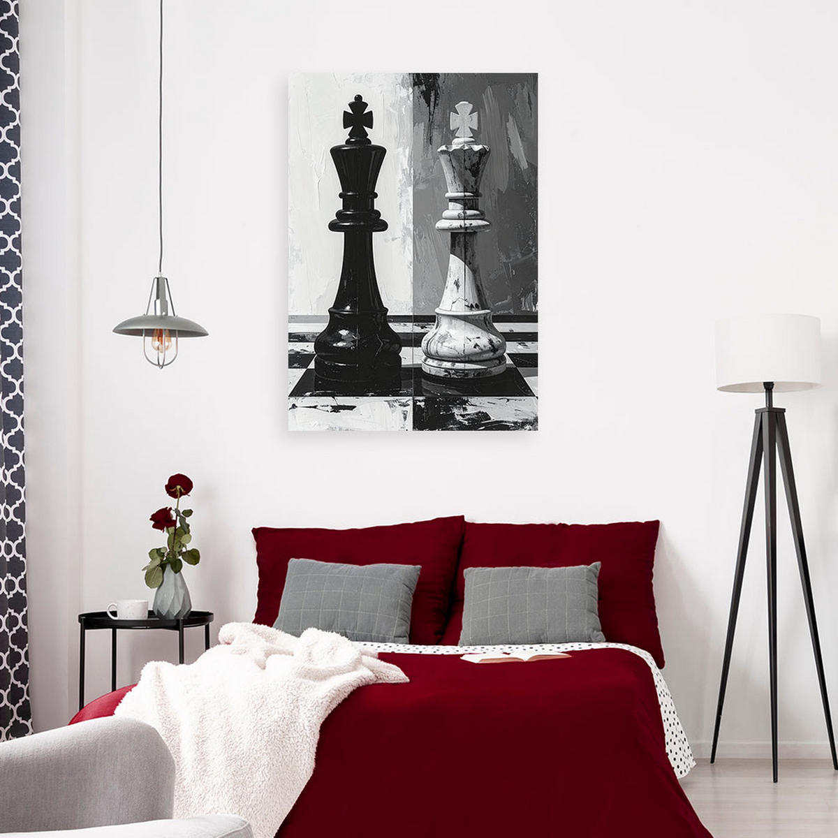 LEINWANDBILD Hobby und Bildung 20x30cm - Schwarz, Textil (20/30cm) - Feeby