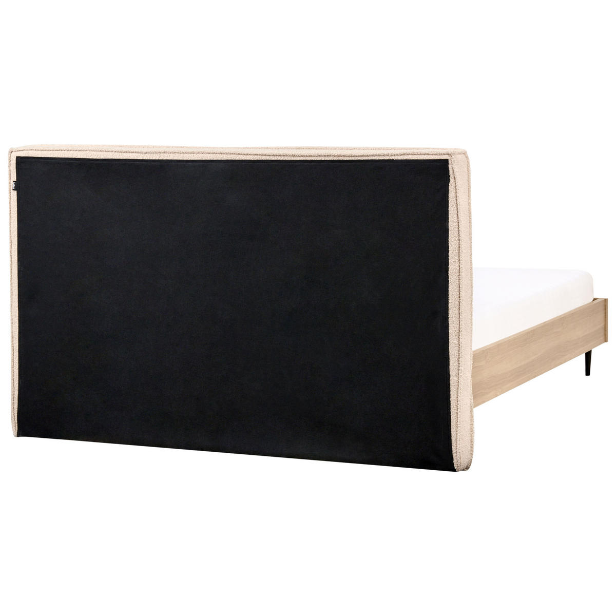 BETT mit Lattenrost 160x200 cm Beige Izernore - Beige, Textil (160/200cm) - Beliani