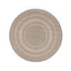 OUTDOORTEPPICH rund Metro Cream/Taupe ø 120 cm rund - Creme, Textil (120/120cm) - benuta Nest