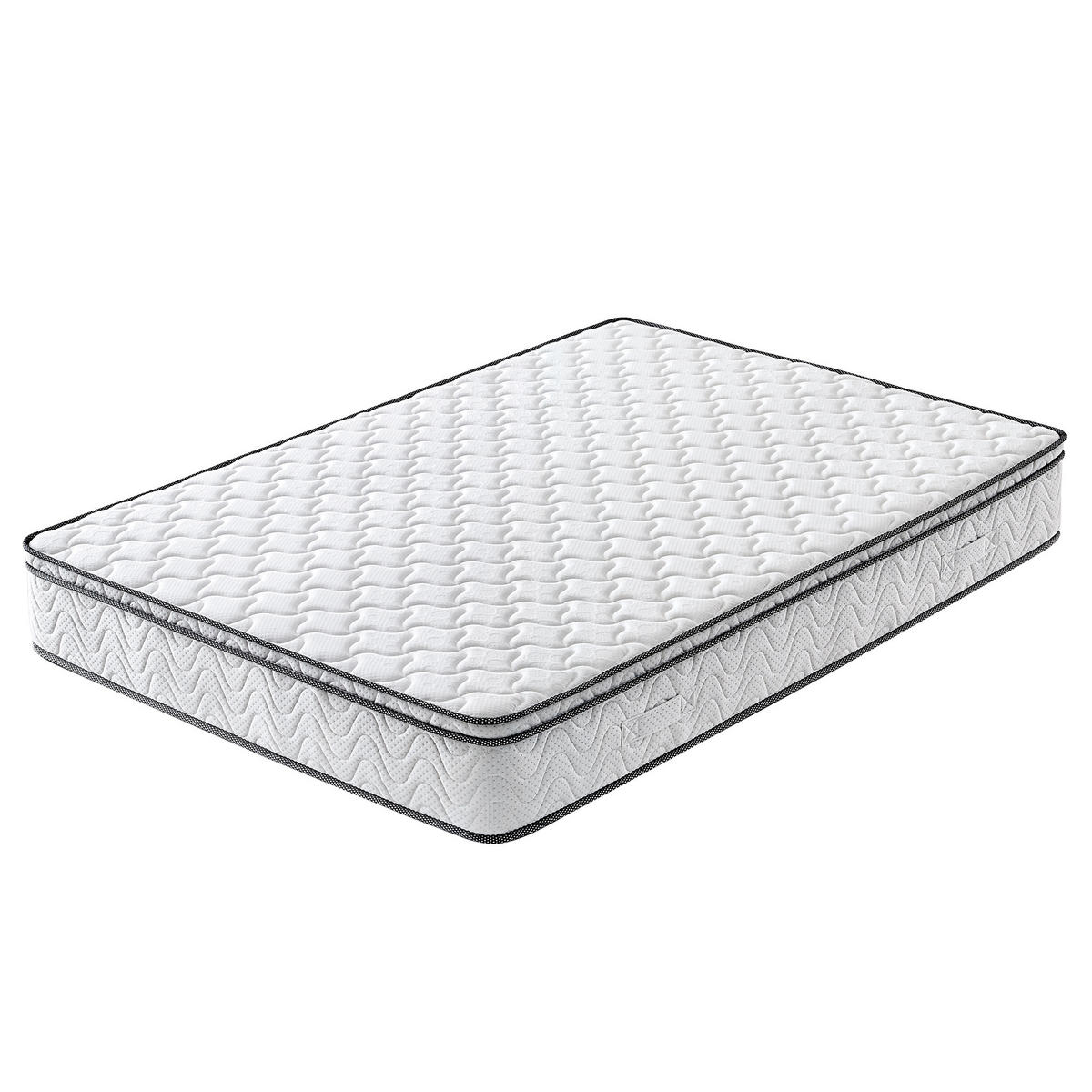 TASCHENFEDERKERNMATRATZE VIKTORIA Höhe 25cm 180x200cm - Weiß, Textil/Metall (180/200cm) - Arensberger