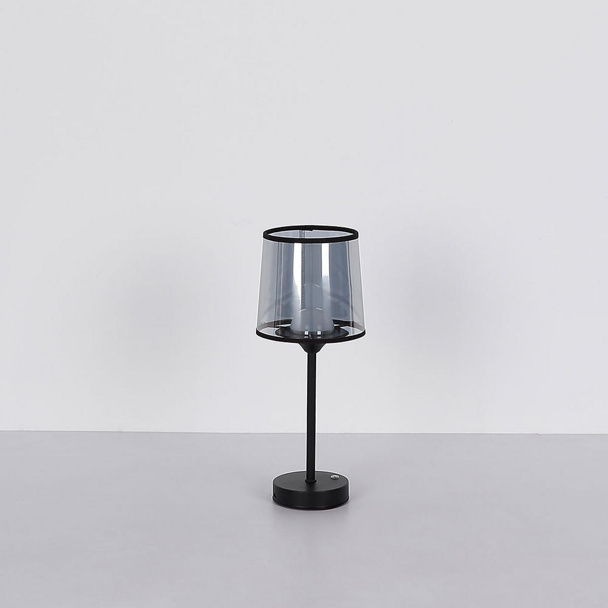 LED TISCHLEUCHTE Lunki Metall Schwarz - Schwarz, Kunststoff (14/14/35cm) - Globo Lighting