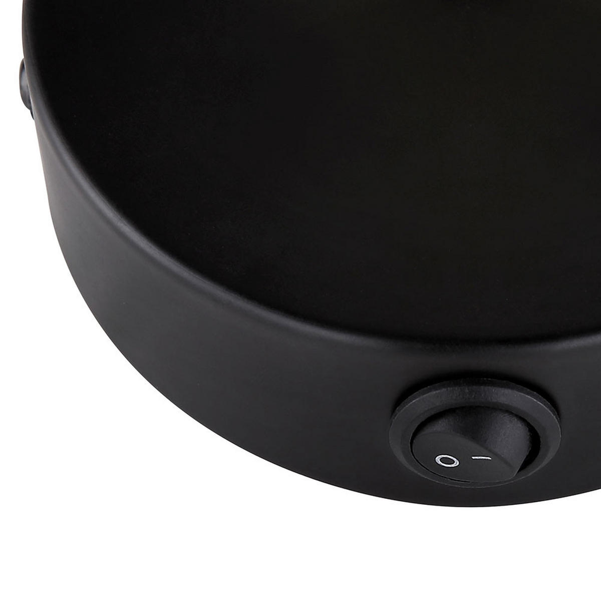 WANDLEUCHTE Metall Schwarz beweglicher Spot - Schwarz, Glas (11/11.5/15cm) - Globo Lighting