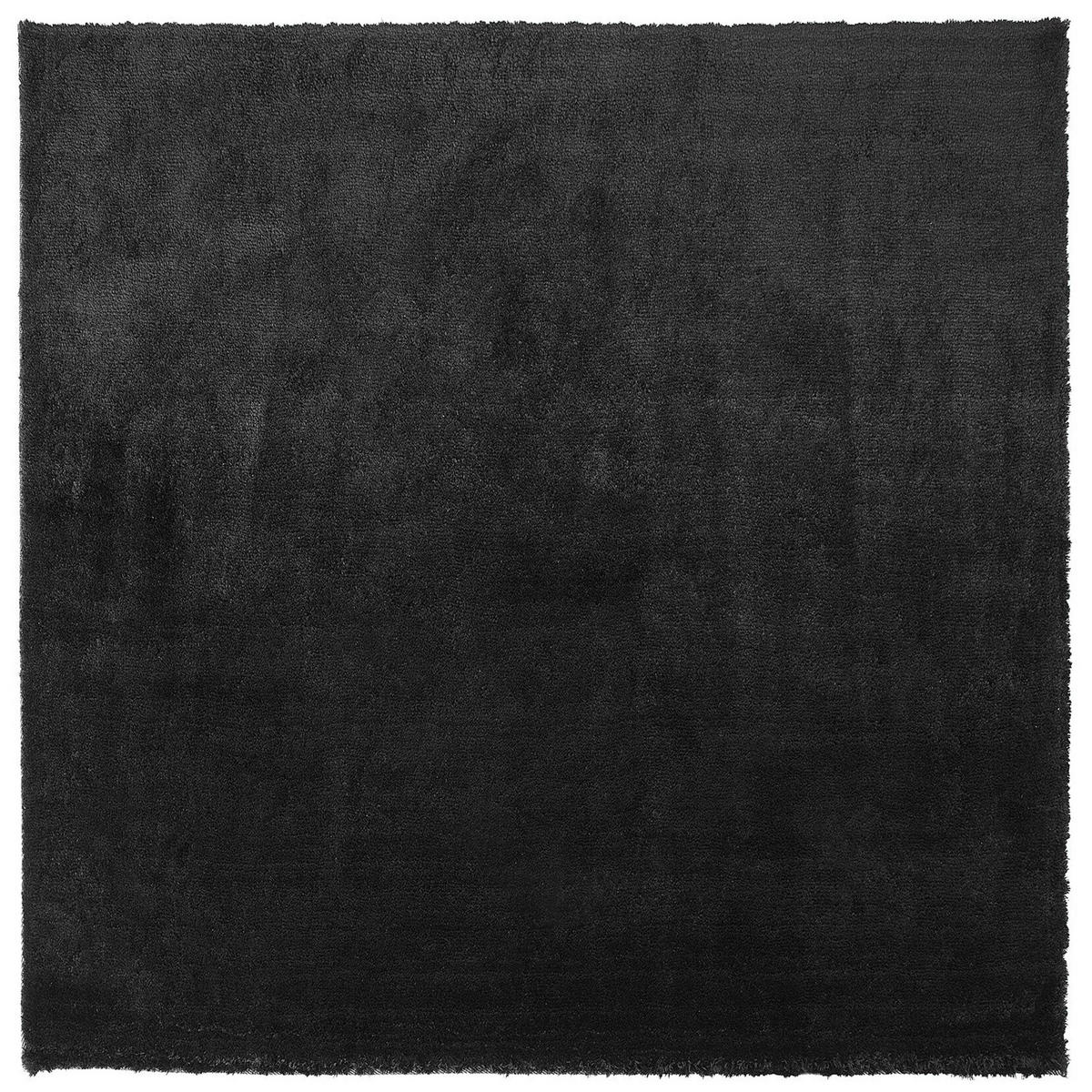 SHAGGY-TEPPICH Evren 200/200 cm - Schwarz, Kunststoff (200/200cm) - Beliani