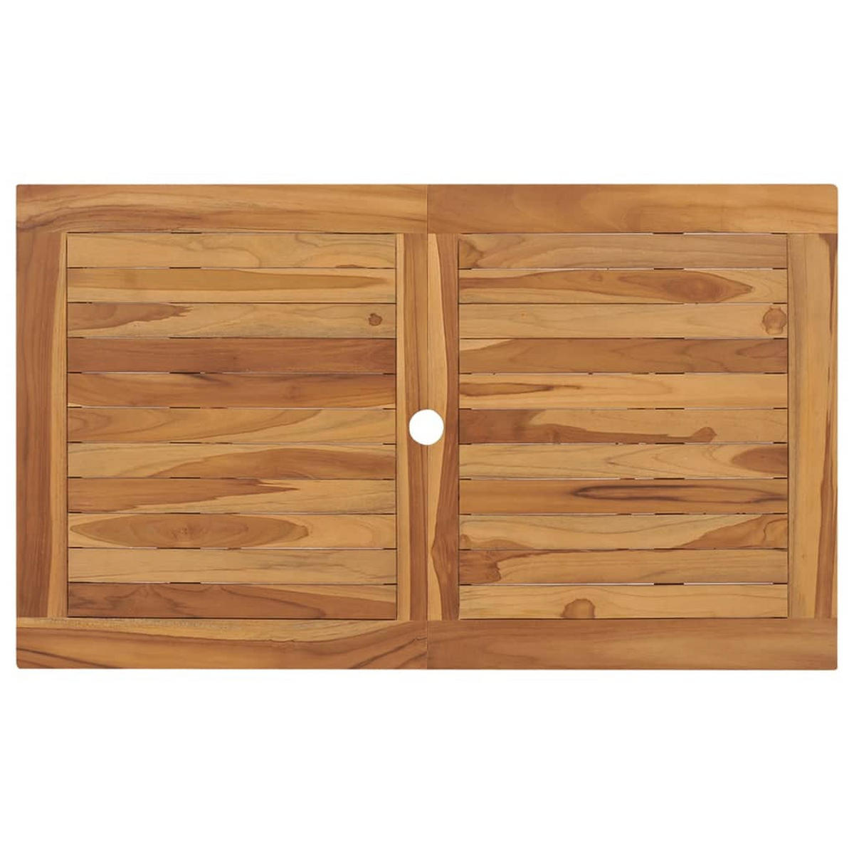 GARTENTISCH Klappbar 120/70/75 Cm Massivholz Teak - Braun, Holz (120/70/75cm) - vidaXL