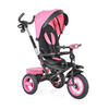 DREIRAD Jockey pink Gummireifen Musik Sitz drehbar Schubstange verstellbar - Pink, Metall (120/53.5/100cm)