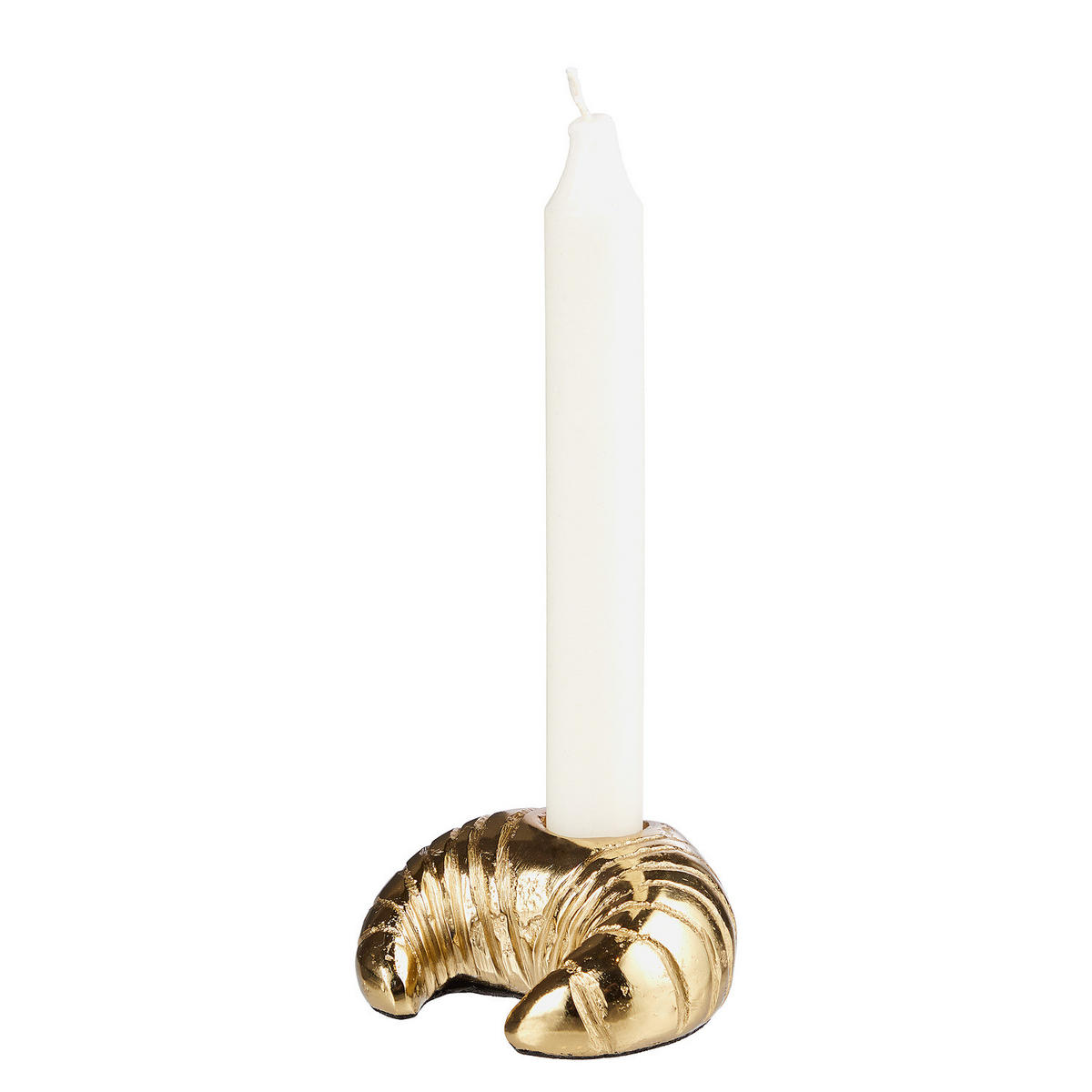 KERZENHALTER Croissant - Goldfarben, Metall (7/4/8cm) - Butlers