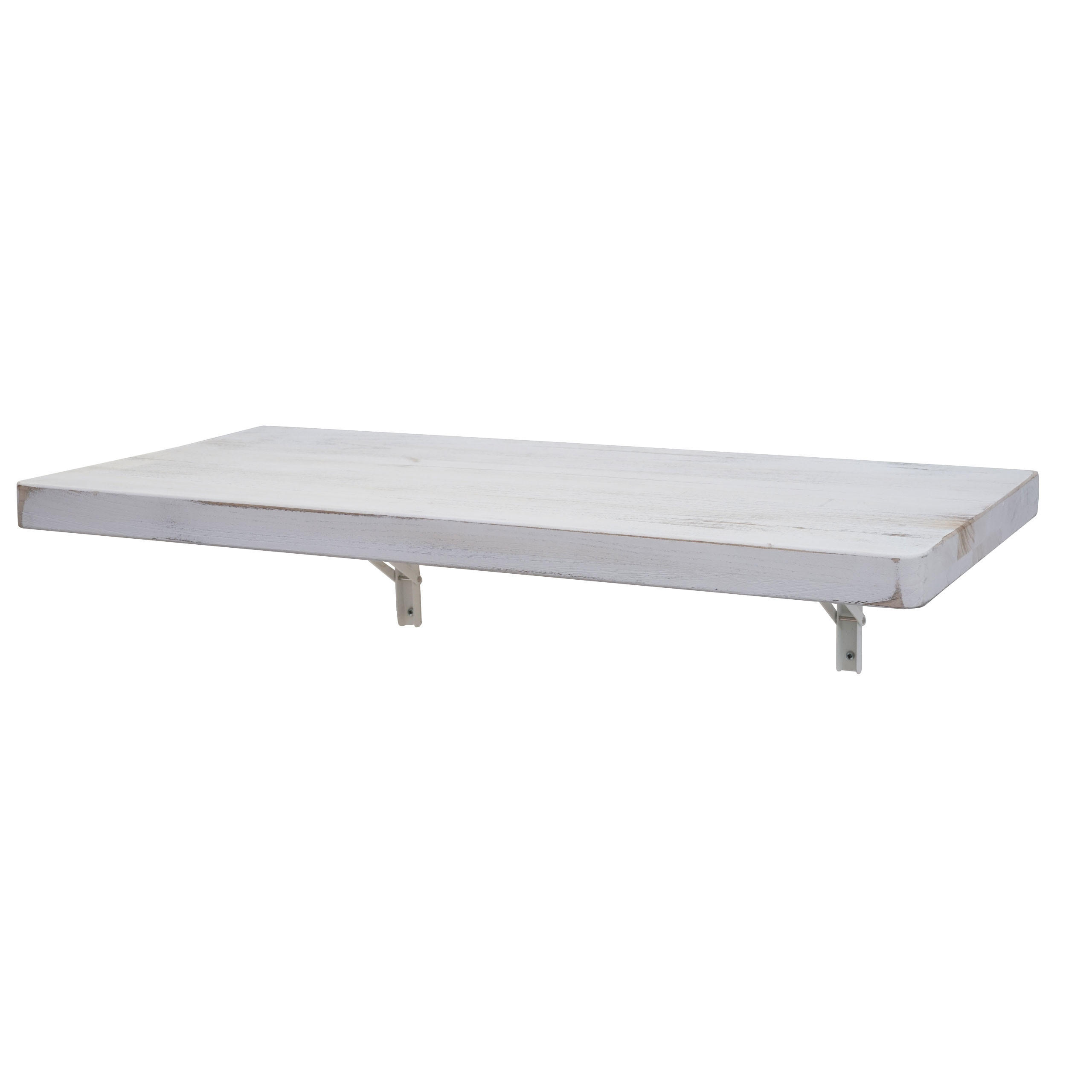 WANDTISCH KLAPPBAR rechteckig Reinweiß - Weiß, Holz (120/20/60cm) - MCW