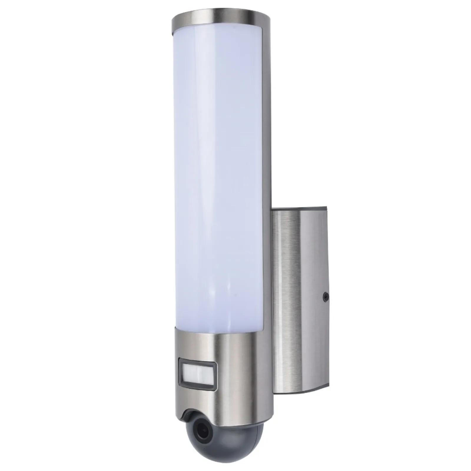LED-AUßENLEUCHTE Elara   - Edelstahlfarben/Weiß, Basics, Kunststoff/Metall (7,6/14/33,4cm)