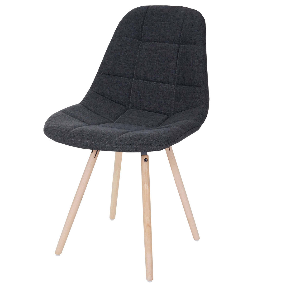 ESSZIMMERSTUHL Anthrazit - Anthrazit, Textil (47/82/53cm) - MCW