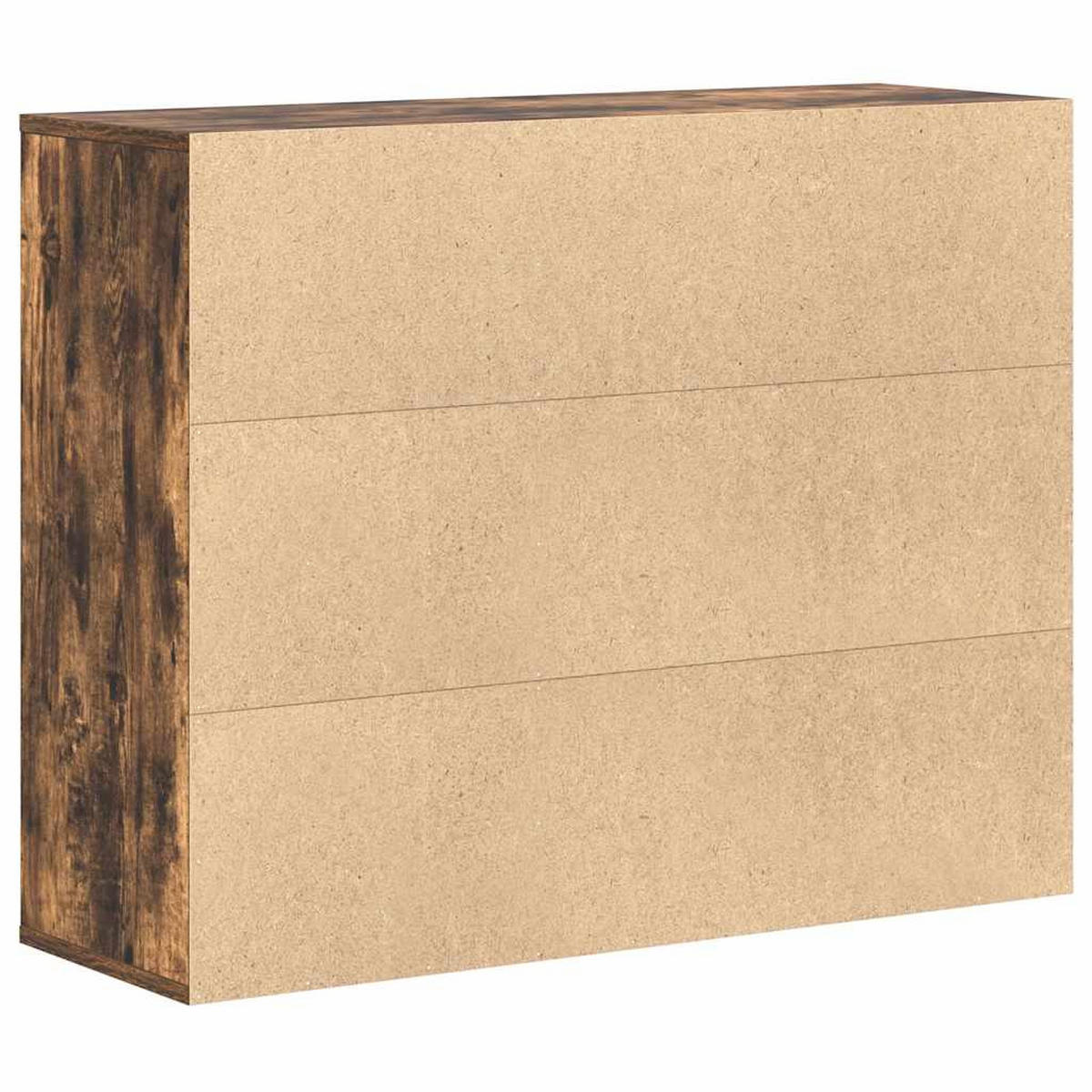 SIDEBOARD Räuchereiche 88/30/70 Cm Holzwerkstoff - Dunkelbraun/Grau, Holz/Holzwerkstoff (88/70/30cm) - vidaXL