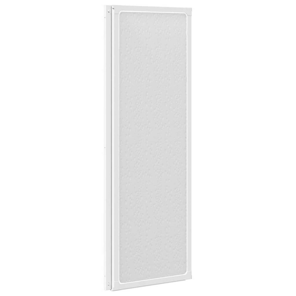 DUSCHWAND 141/132 Cm 3 Paneele Faltbar - Weiß, Kunststoff (2/132cm) - vidaXL