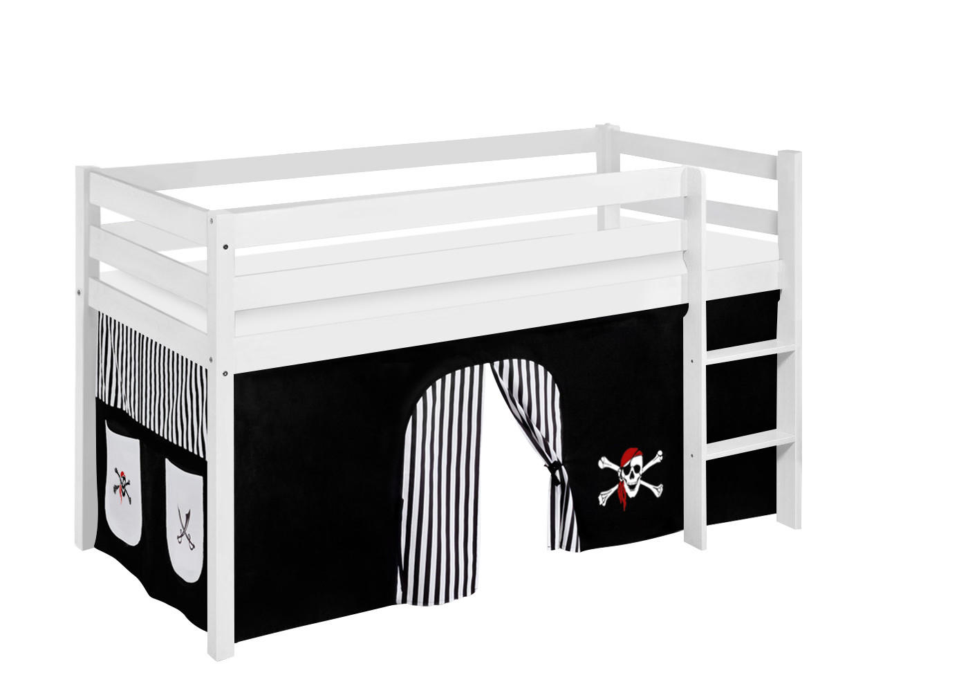 Lilokids Hochbett Weiß