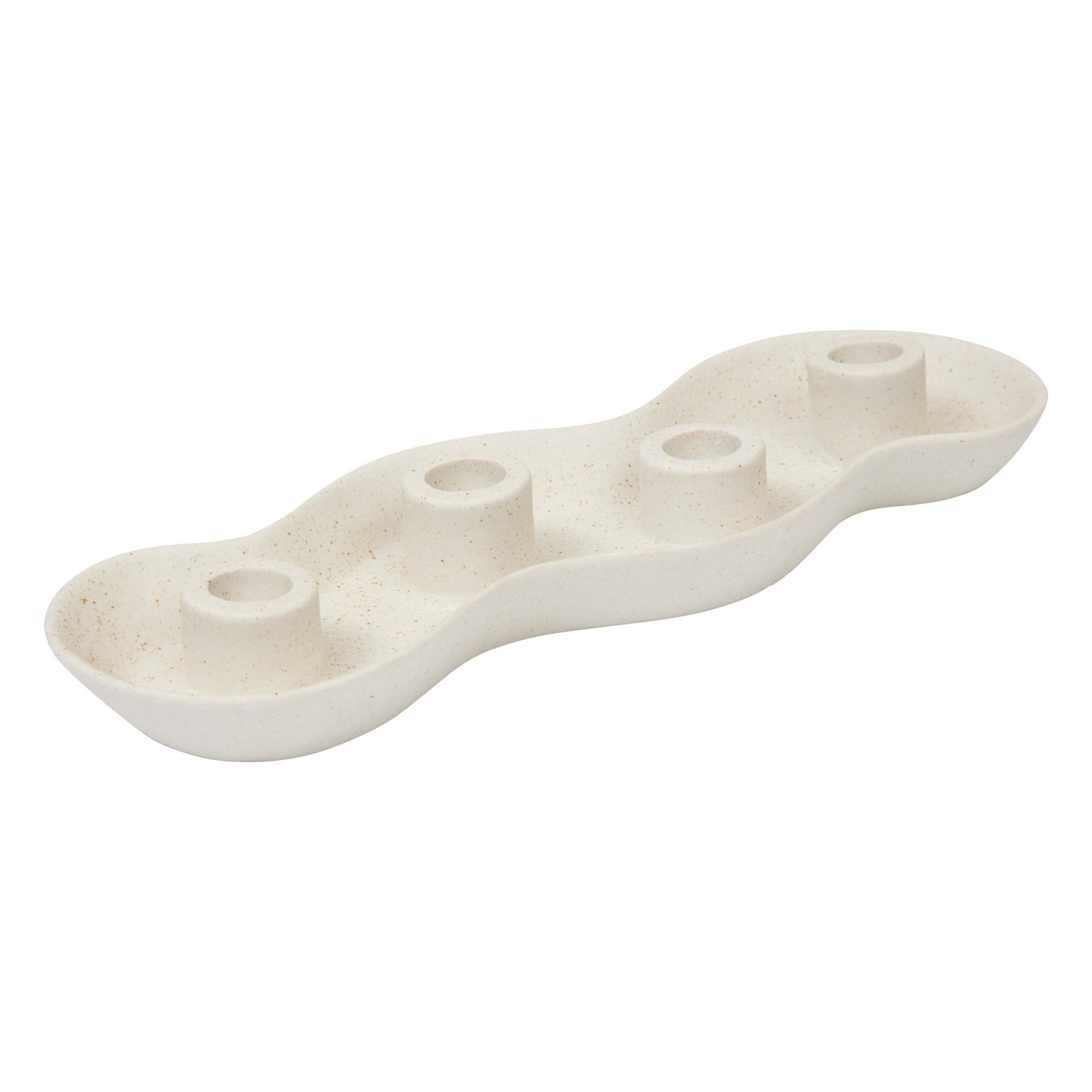 Atmosphera Createur d´interieur Kerzenhalter Weiß 4.4x11.2x32.5 cm