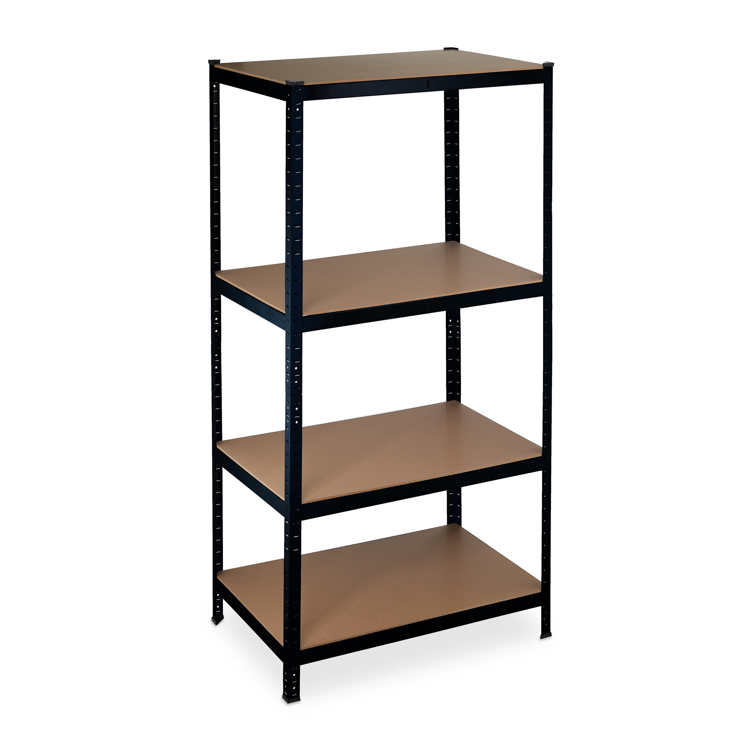 SCHWERLASTREGAL - Multicolor, Holzwerkstoff/Metall (90/180/60cm) - Relaxdays