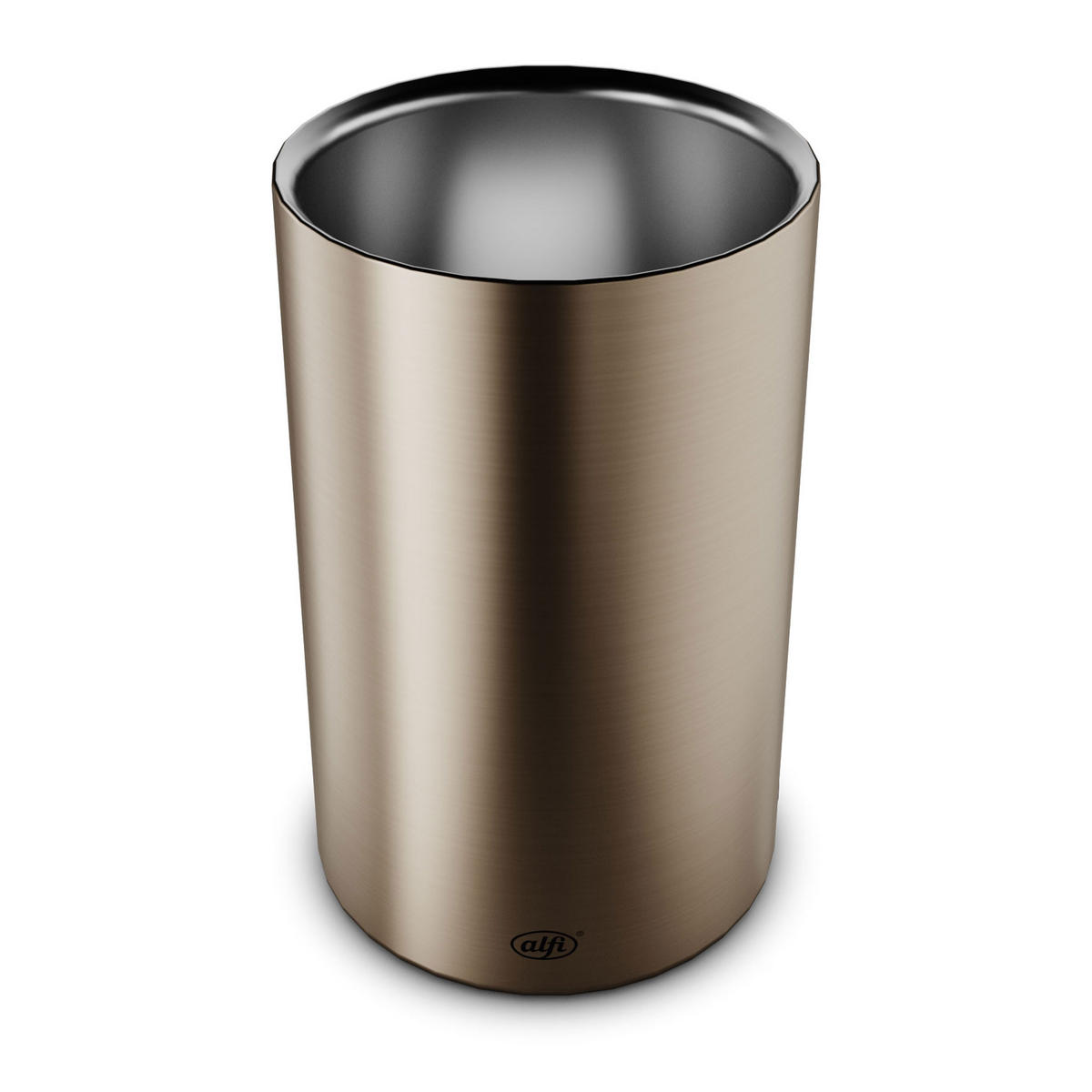 FLASCHENKÜHLER Vino für Weinflaschen, Edelstahl, Champagne Mat - Champagner, Metall (12.3/21cm) - Alfi