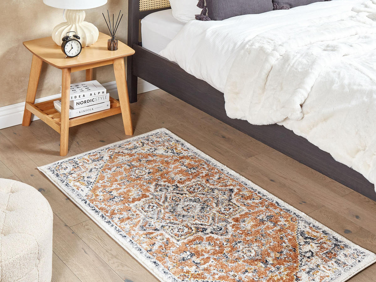 KURZFLOR-TEPPICH Metsamor 150/80 cm - Beige, Kunststoff (80/150cm) - Beliani