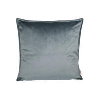 KISSENHÜLLE Samt&Sonders stein-grau 50/50 cm - Grau, Textil (50/50cm) - beties Heimtextil