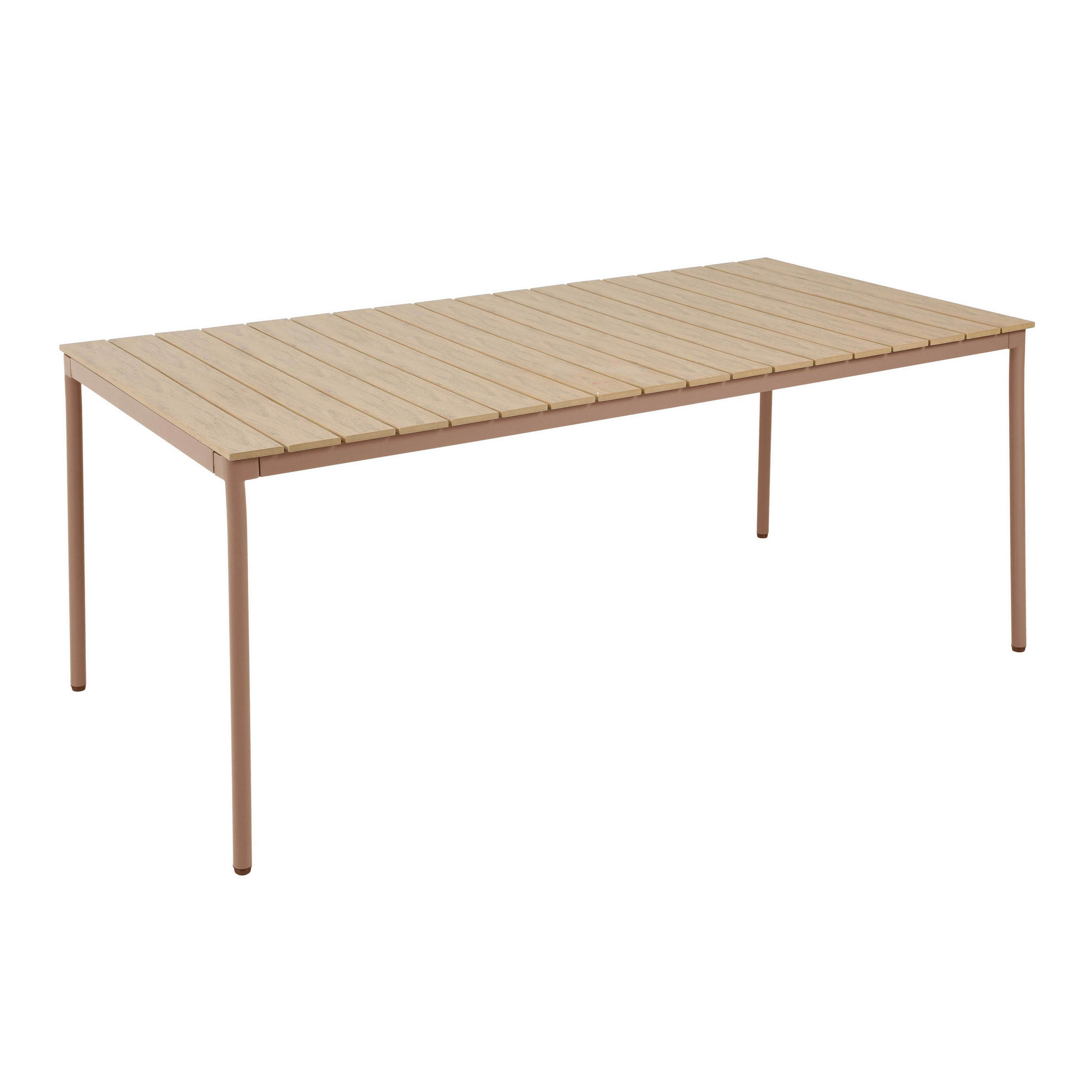 GARTENTISCH, Mokka - Braun, Holzwerkstoff (180/90/74cm) - Oviala