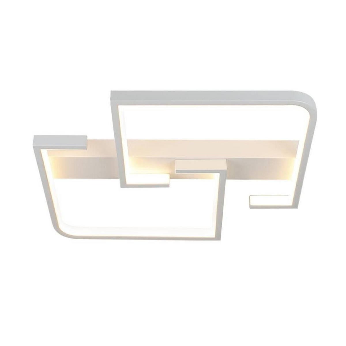 LED-DECKENLEUCHTE Amalfrieda 30/25/5 cm - Weiß, Metall (30/25/4.5cm) - ZMH