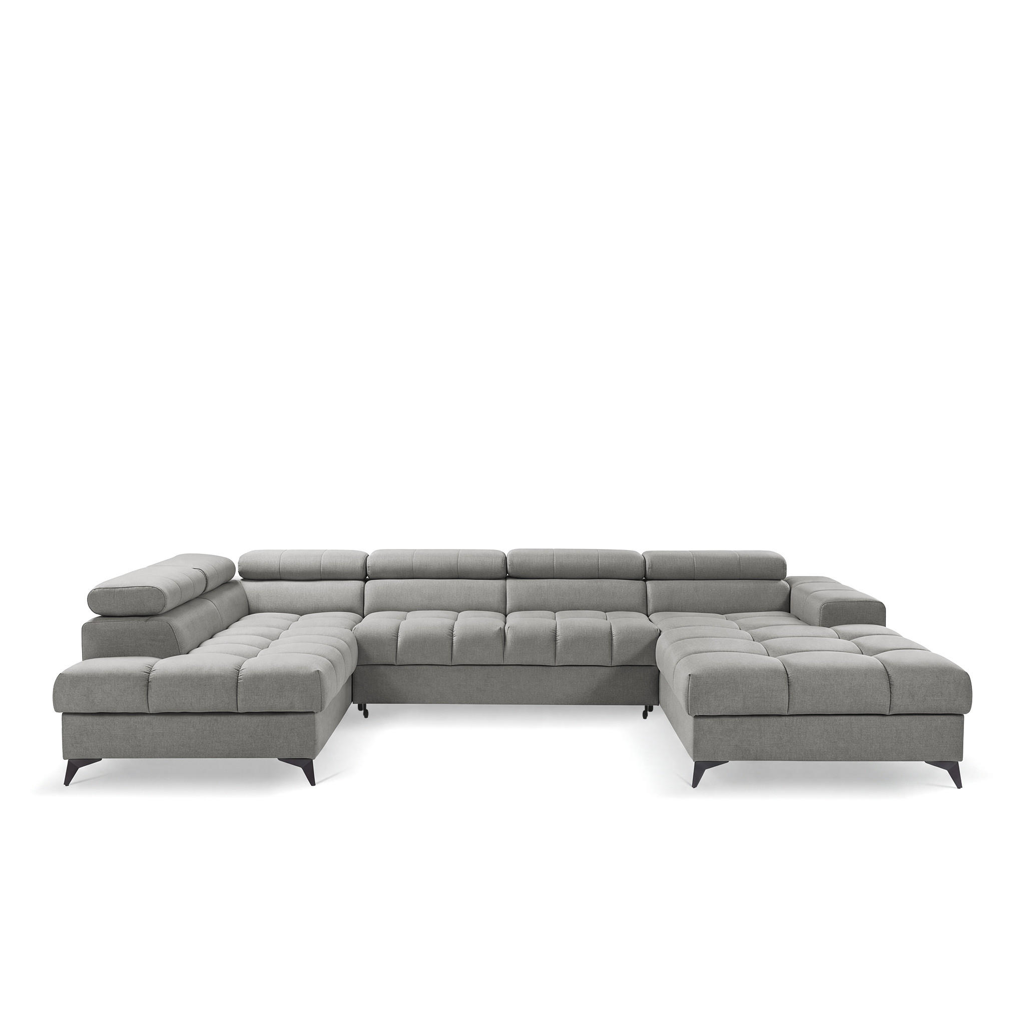Muffo Ecksofa Grau 350x203 cm