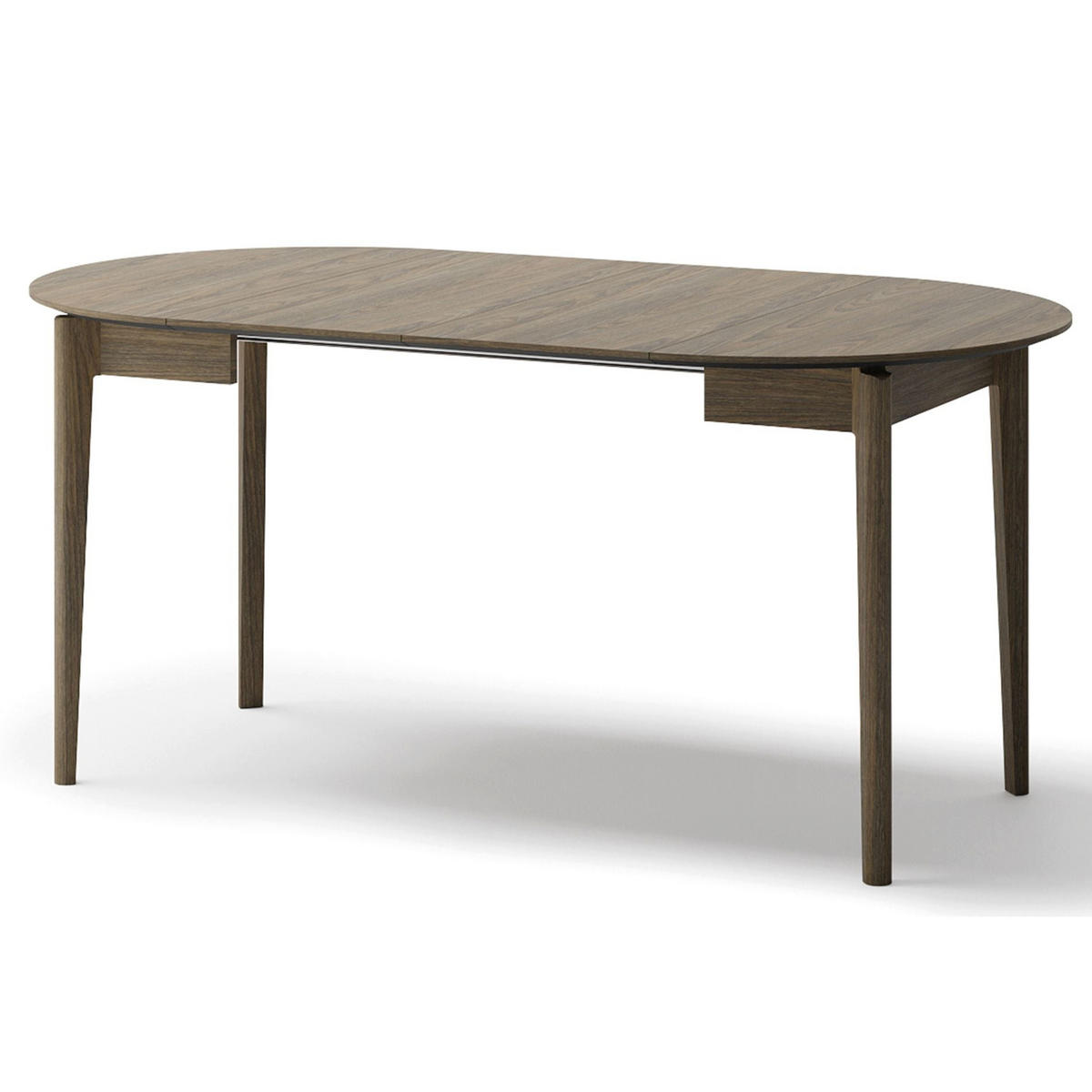 JEDÁLENSKÝ STÔL Plot rozkladací tmavý dekor duba, 90 x 210 x 90 cm - tmavohnedá, drevo/kompozitné drevo (90/90/77cm) - Selsey