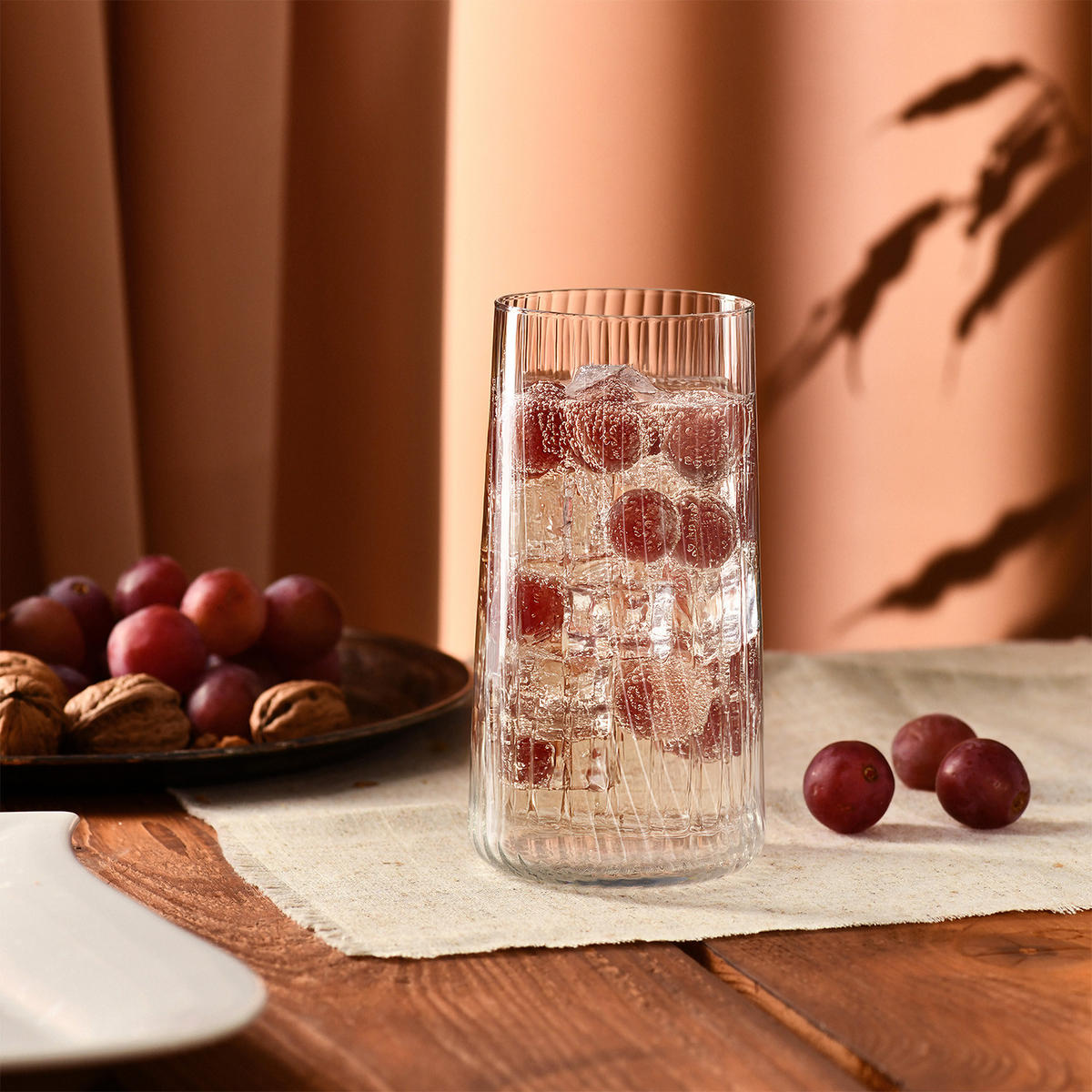 LONGDRINKGLÄSER, 6er-Set, 550 ml - Transparent, Glas (0.55L) - Krosno Glass