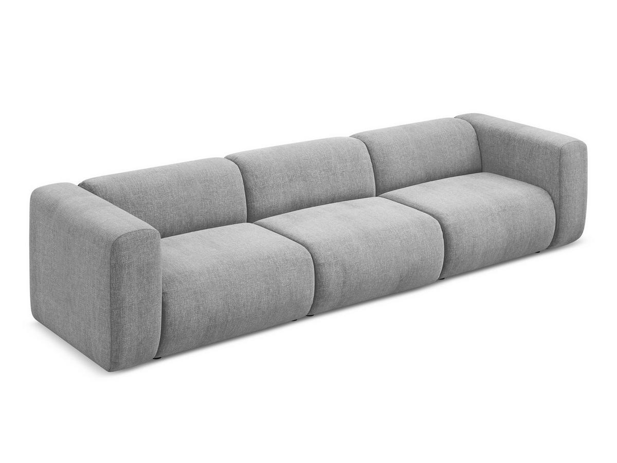 SESSEL Chenille Stoff Grau - Schwarz/Graphitfarben, Kunststoff/Textil (137/70/89cm) - Makamii