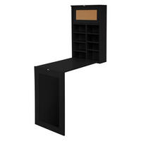 WANDTISCH - Schwarz, Holzwerkstoff (50/155/92cm) - ML-DESIGN