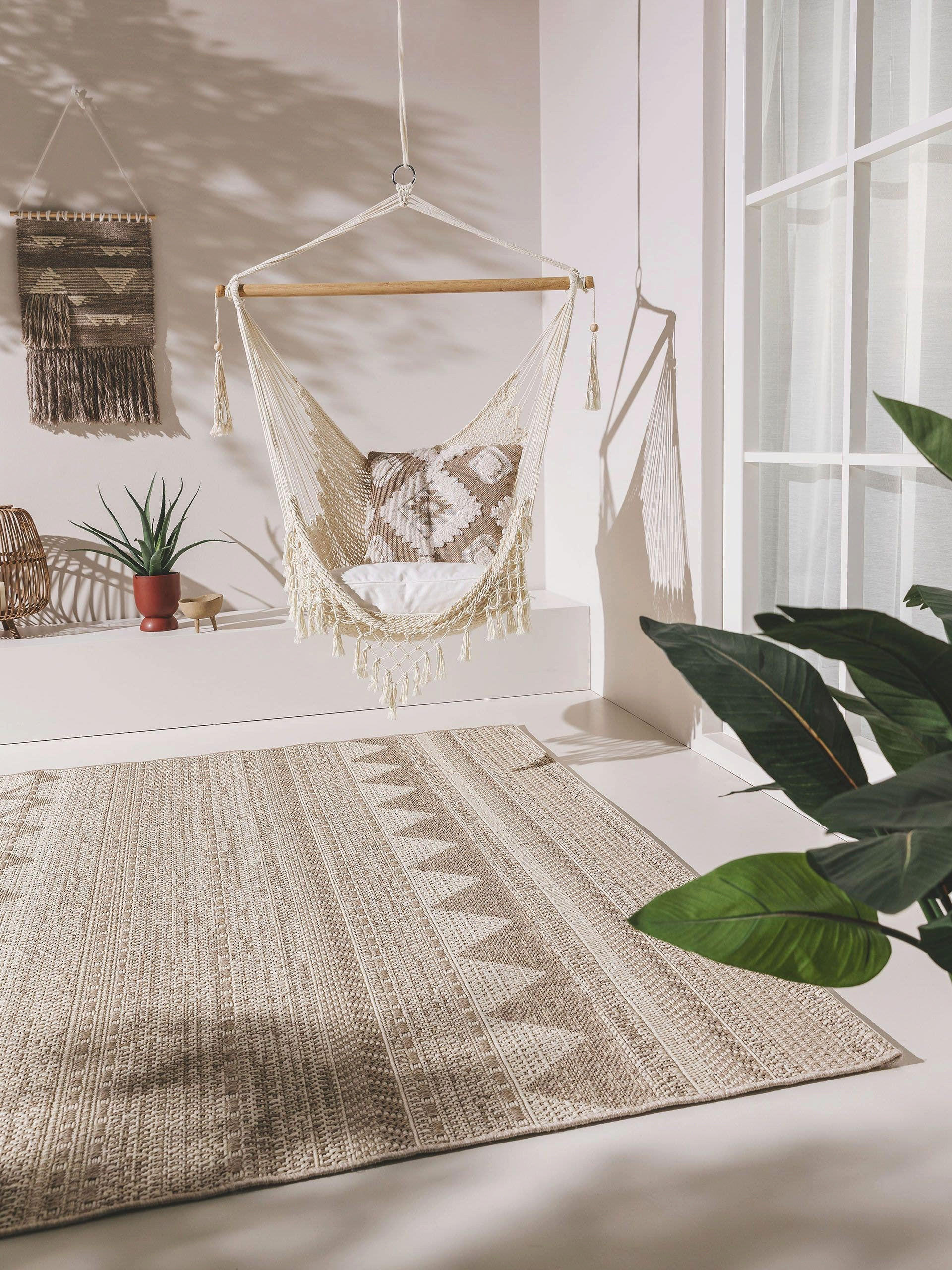 OUTDOORTEPPICH Naoto Taupe 160x230 cm - Taupe, Textil (160/230cm) - benuta Nest