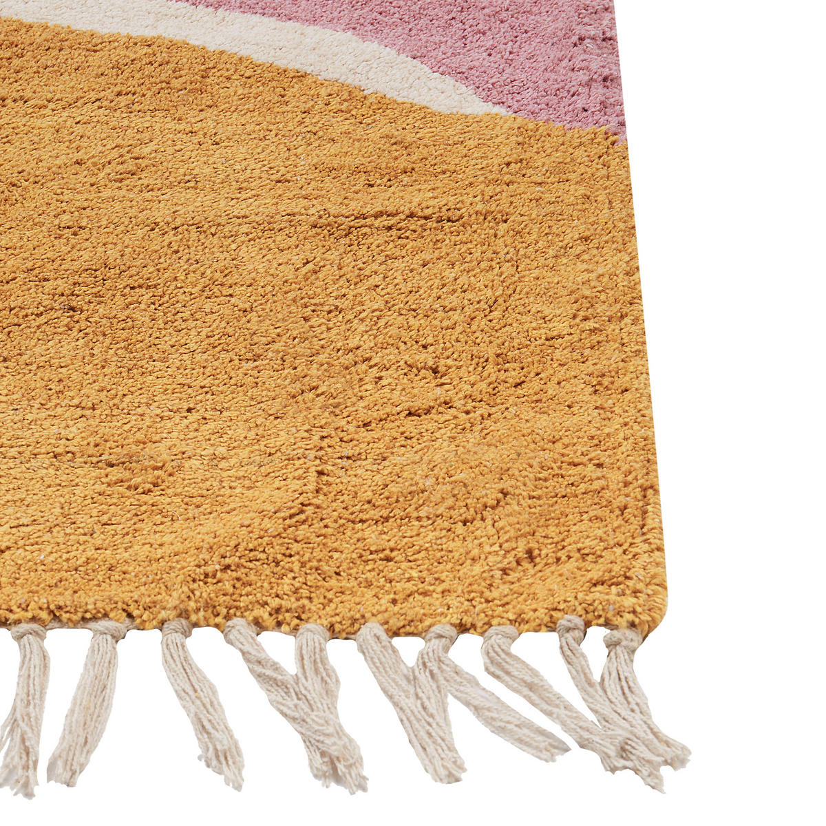 KOBEREC Růžový 140/200 cm Bavlna Xinali - růžová, textil (140/200cm) - Beliani