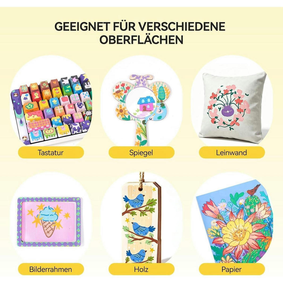 ACRYLSTIFTE Set 66 Farben Doppelspitze Wasserfest - Multicolor, Kunststoff (1/1/15cm)