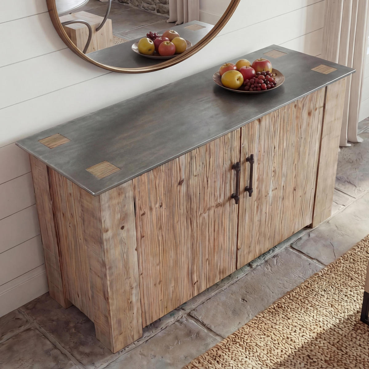 SIDEBOARD Braun - Braun, Holz (120/80/48cm) - MCW