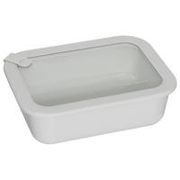FRISCHHALTEDOSE LUND Meal Cube grau 1520 ml - Grau, Glas (17/8/23cm) - Mulex