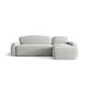 ECKSOFA mit Schlaffunktion LUCAS Quelle 01 Rechts - Weiß, Textil (240/145cm) - Bedante