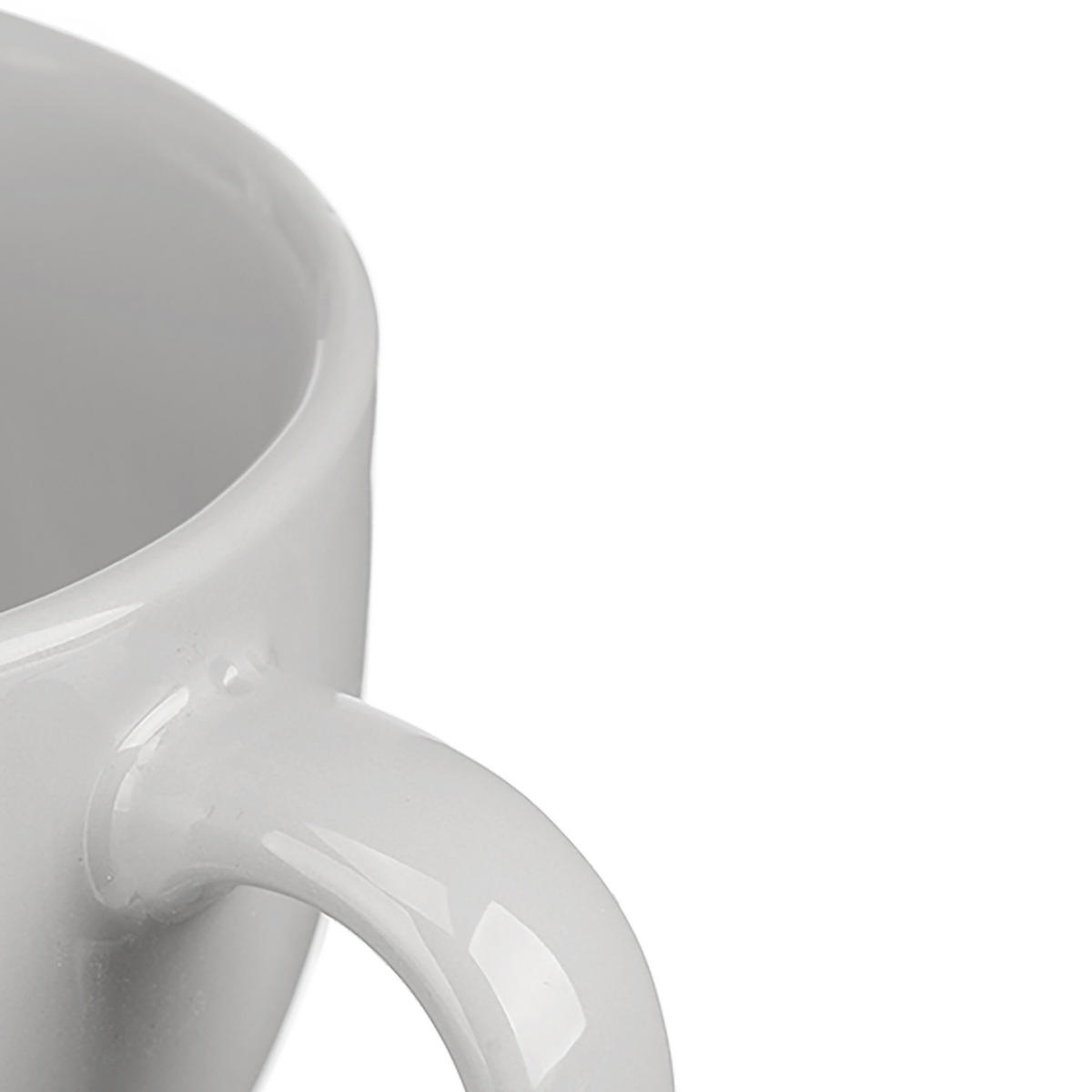 SUPPENSCHALEN 4er Set 480 ml - Grau, Keramik (15.5cm) - Vessia