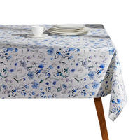 TISCHDECKE Louisano - Blau, Textil (180/130/1cm) - home&you