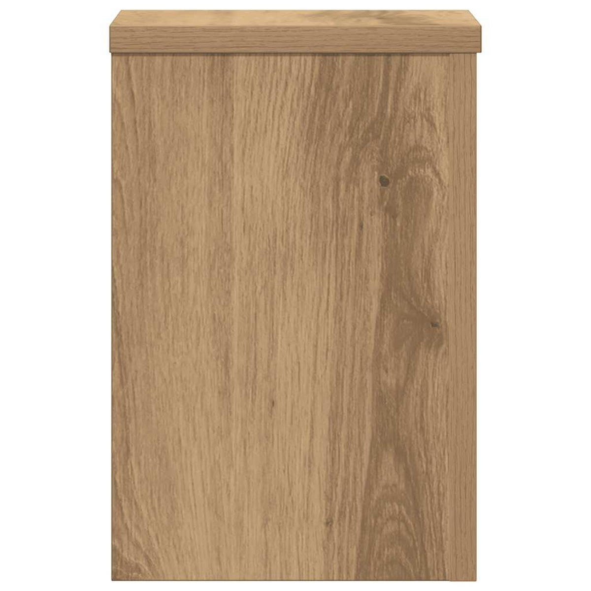 PFLANZENSTÄNDER 2er Set Artisan-Eiche 20/20/30 Cm Holzwerkstoff - Braun, Holzwerkstoff (20/30/20cm) - vidaXL