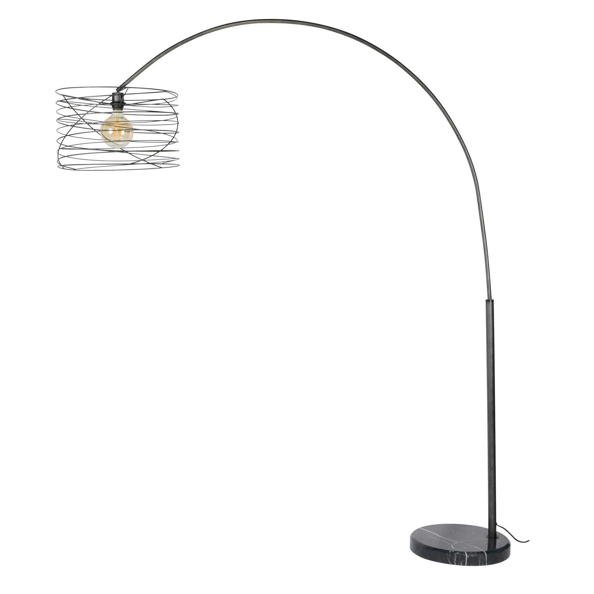 Hoyz Collection Bogenlampe Grau 170x192x45 cm