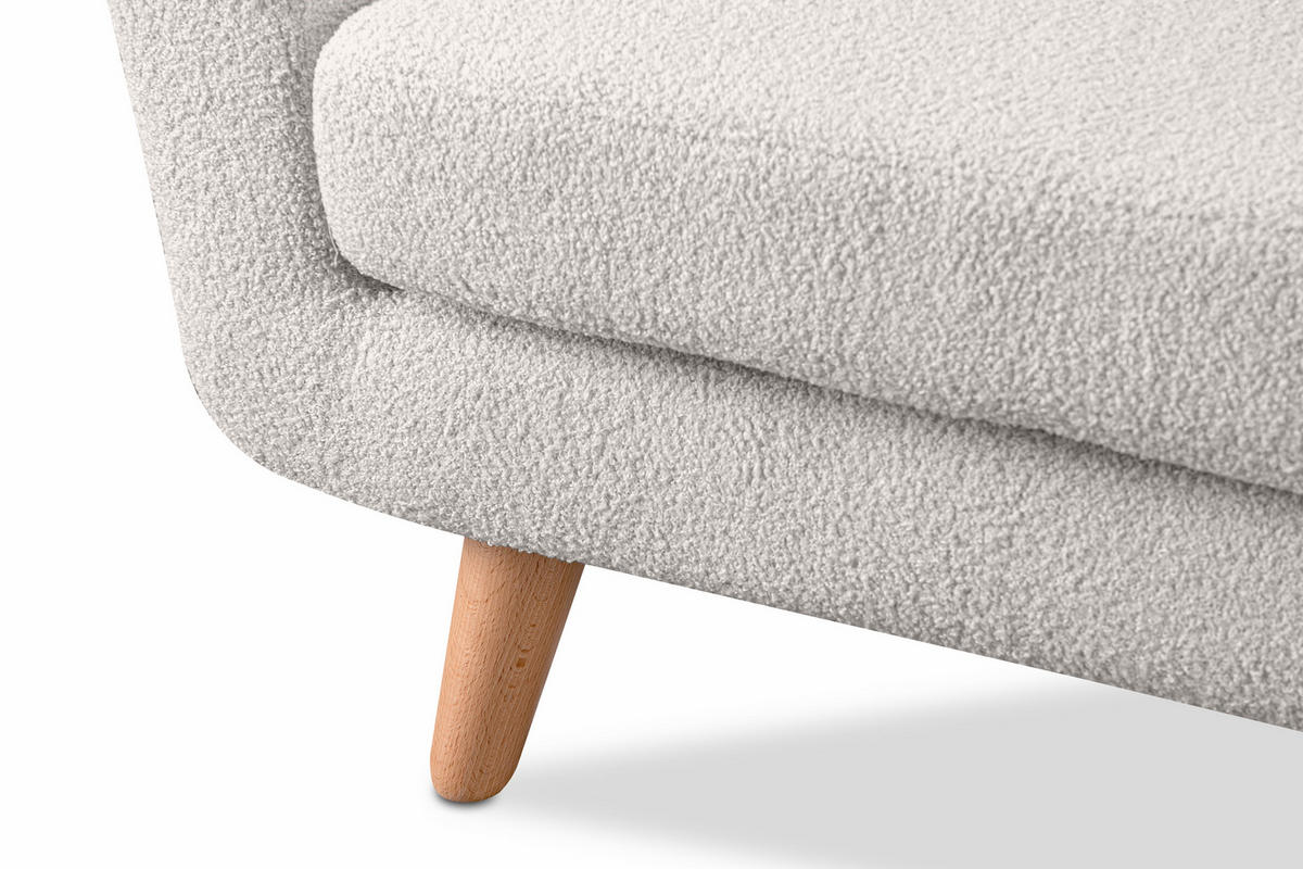 SESSEL TAGIO Massivholz-Beine, weiß - Braun/Weiß, Buchenholz/Textil (86/80/88cm) - KONSIMO®