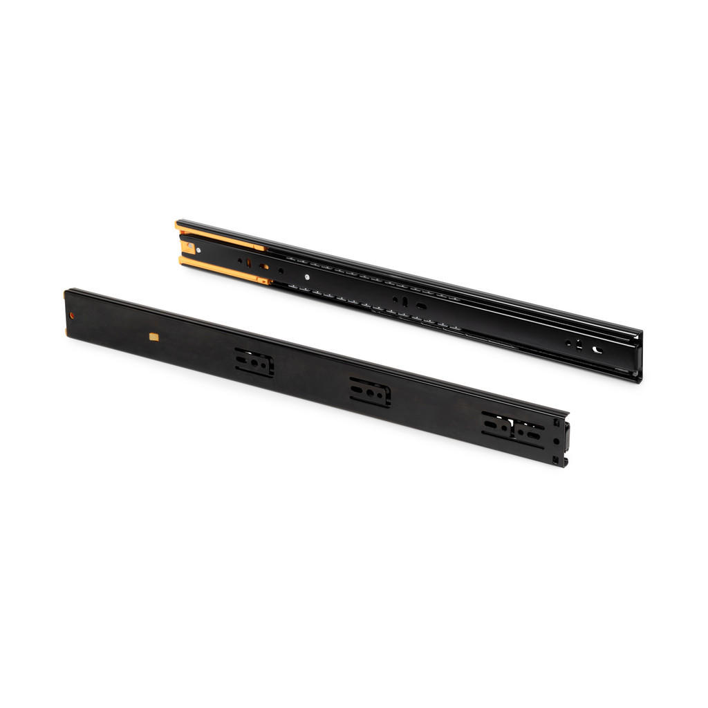 Thumbnail - Emuca Kugelführungen, Schwarz, Metall, 1.27x5x35 cm, Schlafzimmer, Kleiderschränke, Schrankzubehör