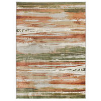 WEBTEPPICH Rostfarbe Bleik 135/195 cm - Rostfarben/Beige, Textil (135/195cm) - Atticgo