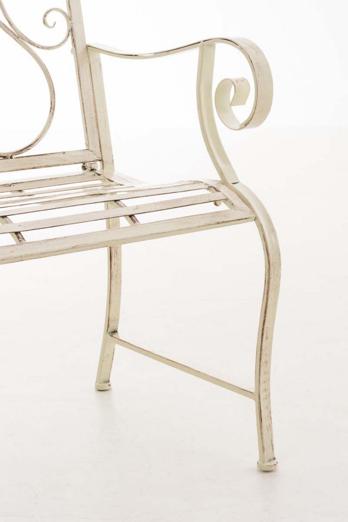 STUHL Pamela antik-creme - Naturfarben, Metall (62/94/53cm) - TPFGarden