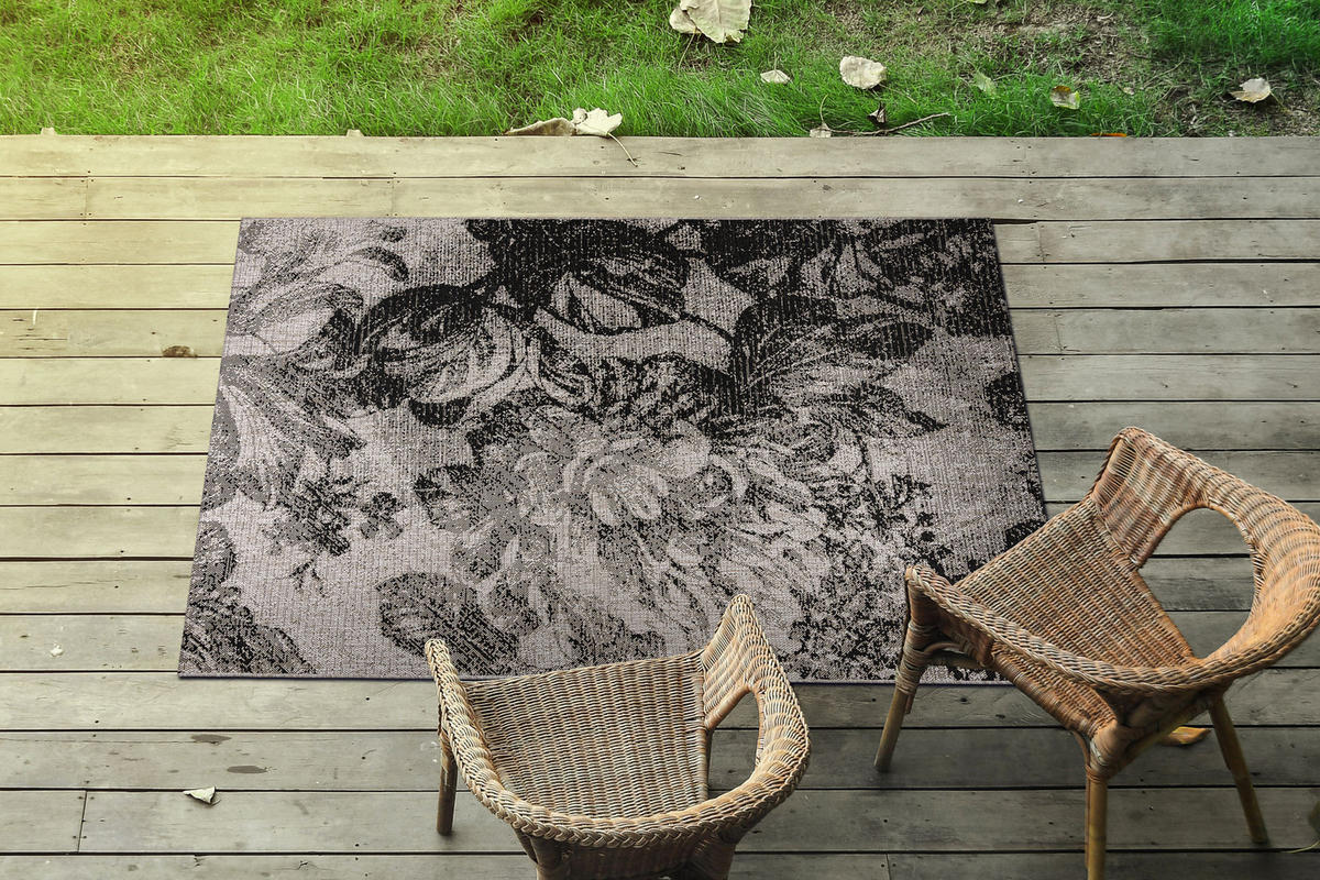 TEPPICH Floorlux 240/330 cm - Grau, Textil (240/330cm) - rugsX
