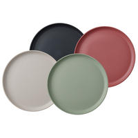 ESSTELLER Silueta Bunt ø 26 cm 4er Set - Multicolor, Kunststoff (26cm) - Mepal