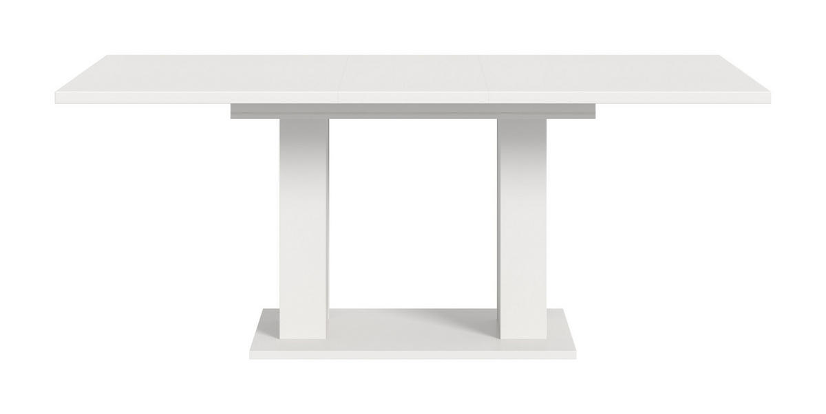 ESSTISCH MOTION (B/H/T: ca. 150/76/90 cm) in Weiß/weiß - Weiß, Holzwerkstoff (90/150/76cm)