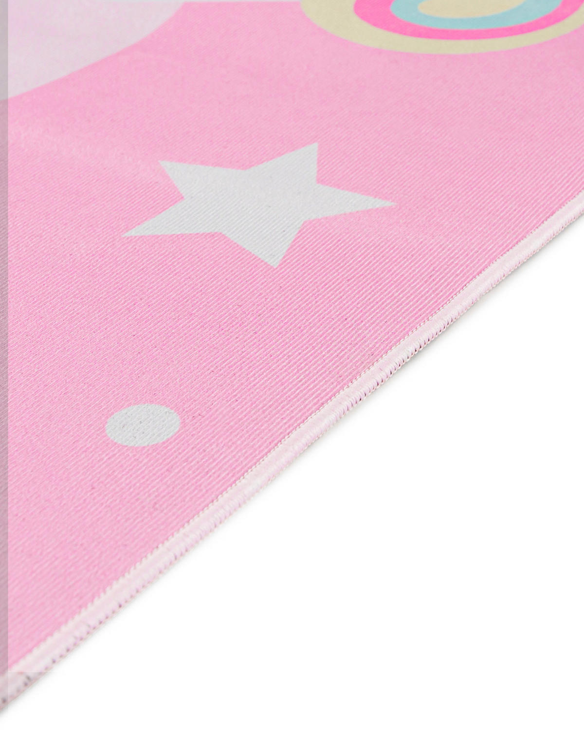 KINDERTEPPICH Bambini Vola Mazovia 80x150cm Rosa Einhorn Kurzflor - Pink, Textil (80/150cm) - Mazovia