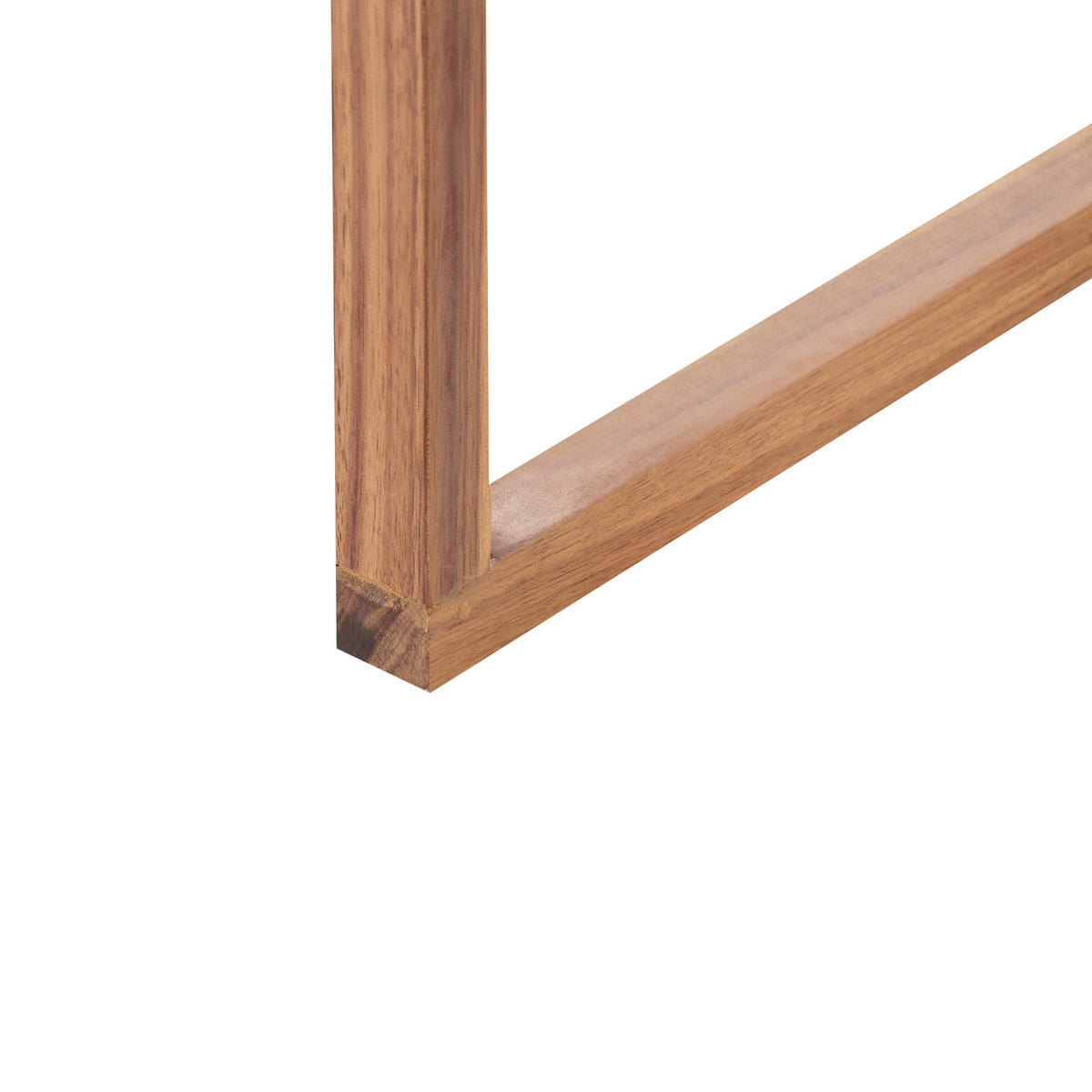 GARTENSTUHL 8er Set Cremeweiß Sassari II - Hellbraun/Weiß, Holz (54/80/59cm) - Beliani