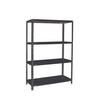 SCHRAUBREGAL PANDA MID | HxBxT 150x80x50cm | Fachlast 100kg | Anthrazit - Anthrazit, Metall (80/150/50cm) - PROREGAL