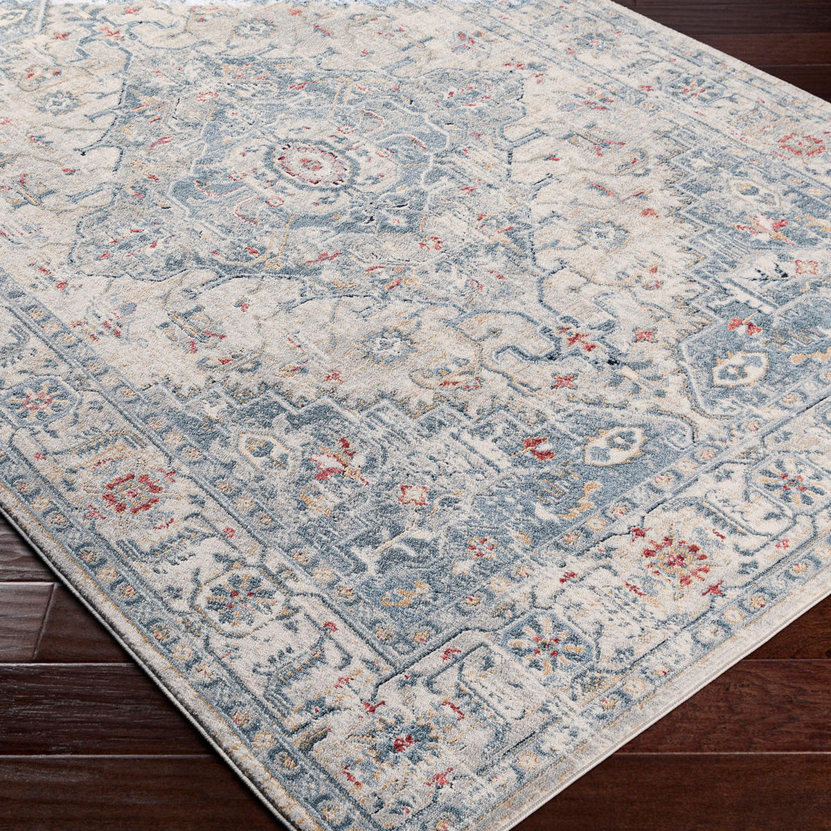 VINTAGE-TEPPICH Dalila 160/220 cm Grau - Grau, Textil (160/220cm) - LIVABLISS