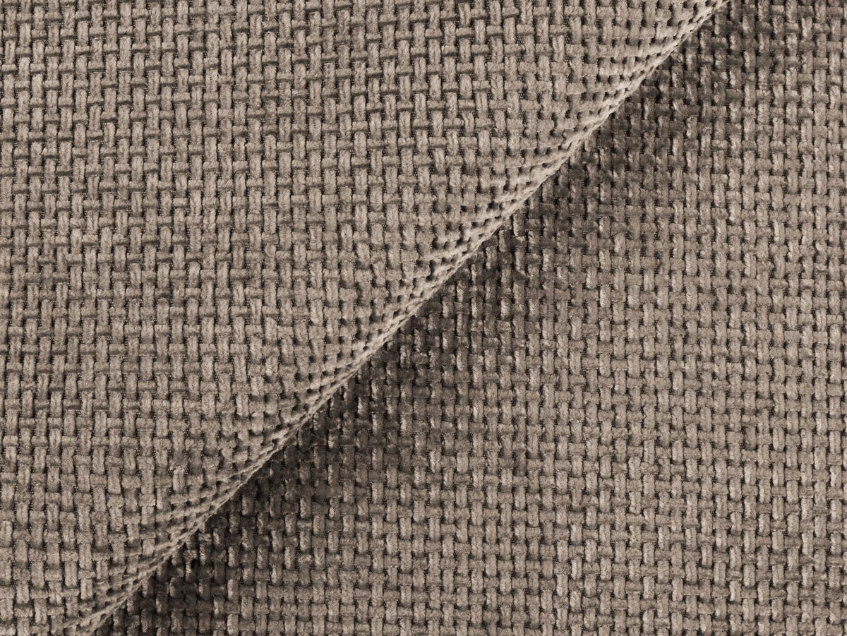 SOFAELEMENT Chenille Stoff Beige - Schwarz/Cappuccino, Holzwerkstoff/Kunststoff (70/75/94cm) - Makamii